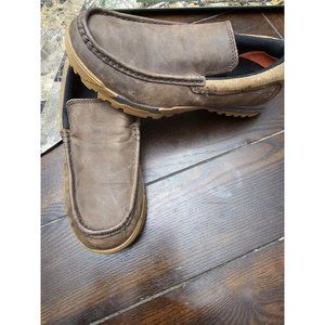 5.11 Tactical Ortholite Brown Leather Loafers Shoes Men's Size 7.5